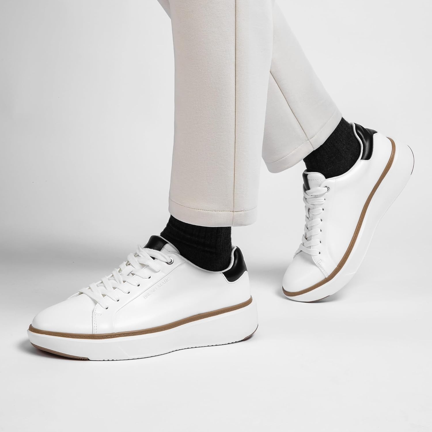 image:imageBruno Marc Mens Dress Fashion Sneakers ShoesWhite
