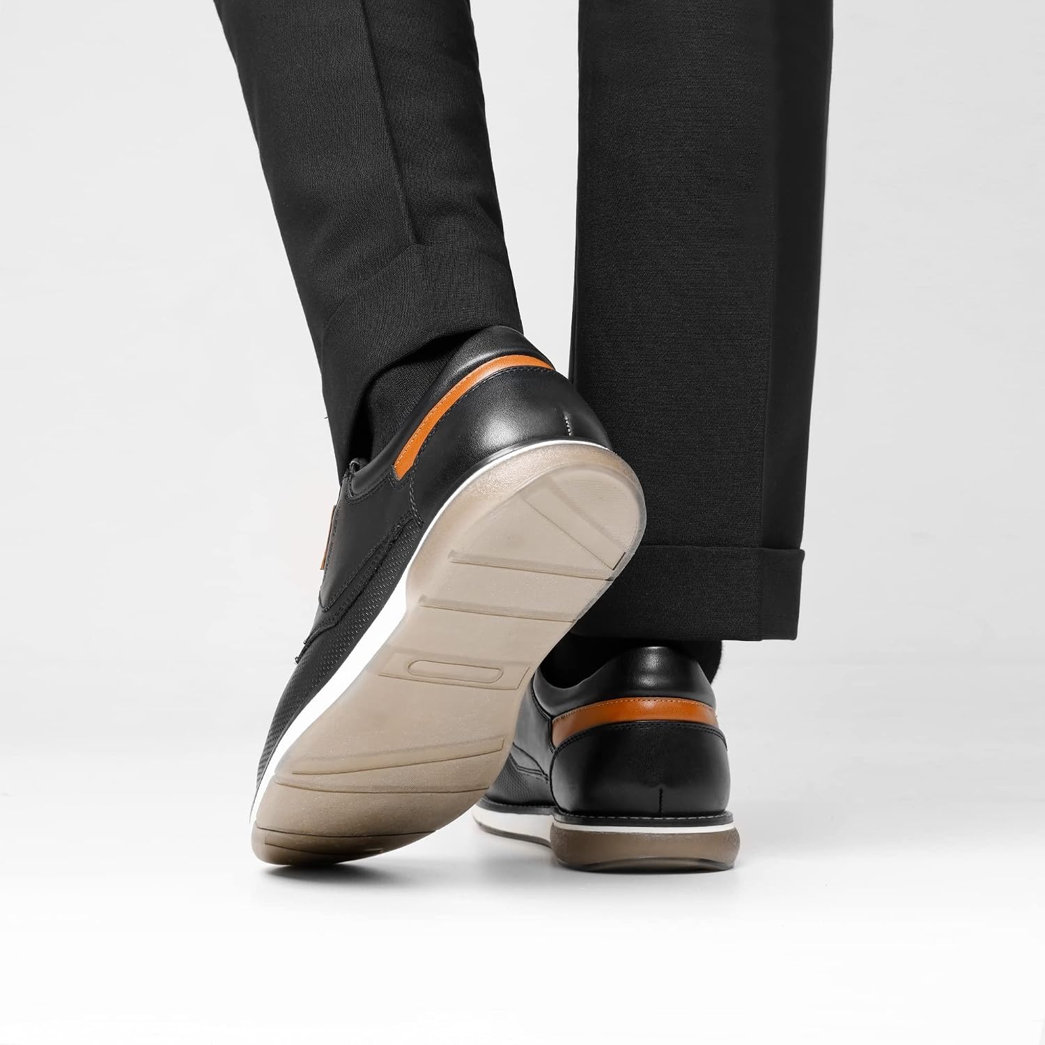 image:imageBruno Marc Mens Dress Oxfords Casual Derby SneakersBlack