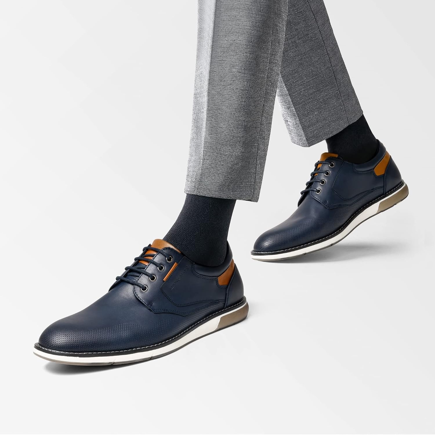 image:imageBruno Marc Mens Dress Oxfords Casual Derby SneakersBlue