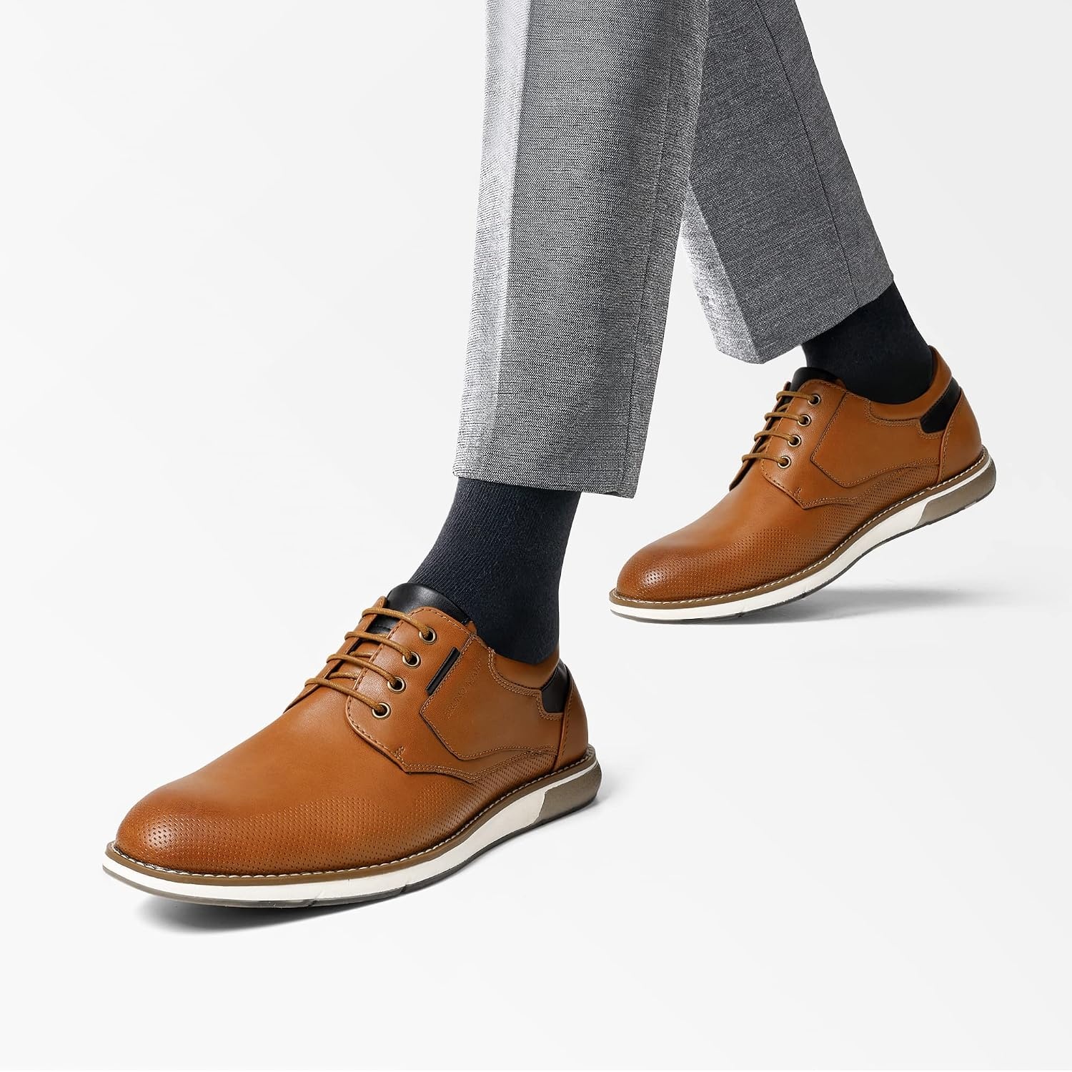 image:imageBruno Marc Mens Dress Oxfords Casual Derby SneakersBrown