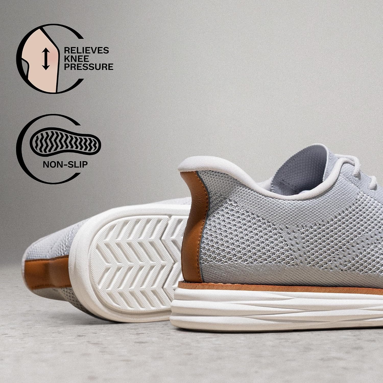 image:imageBruno Marc Mens Hands Free Casual Mesh Sneaker ShoesGrey