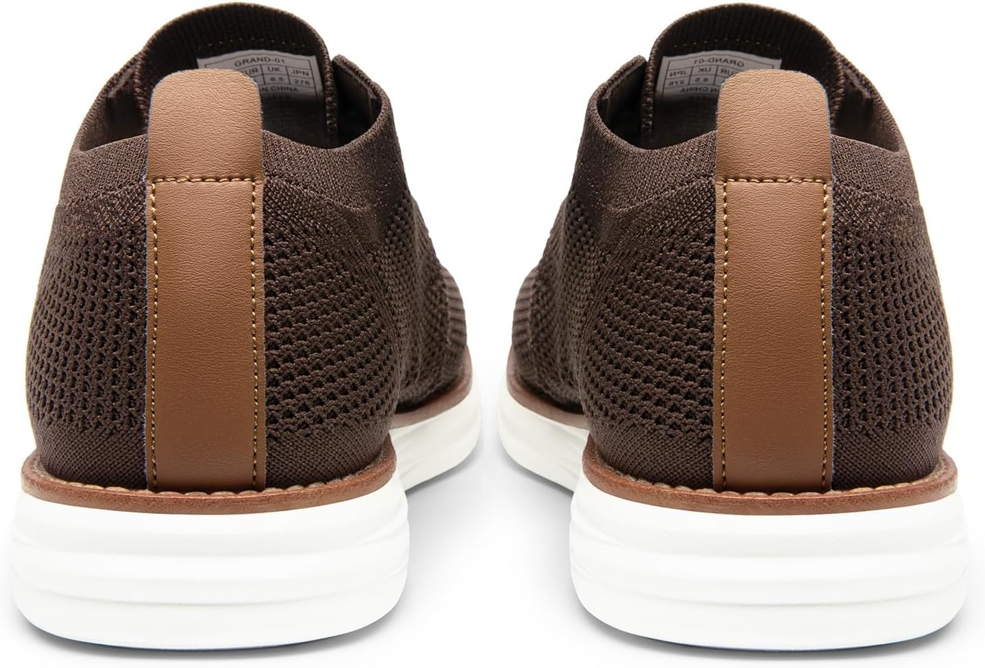 image:imageBruno Marc Mens KnitFlex Breeze Casual Dress SneakersBrown