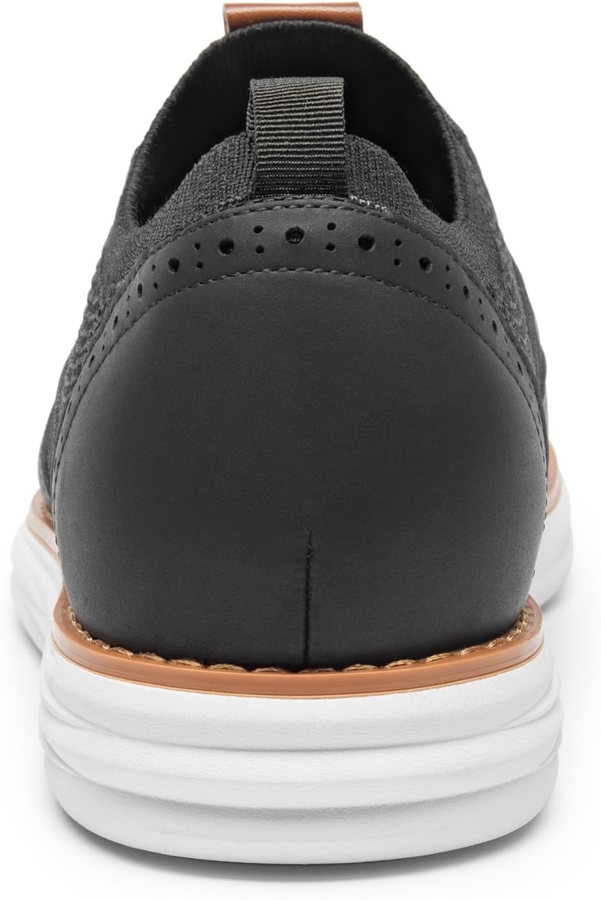 image:imageBruno Marc Mens KnitFlex Craft Mesh Oxfords Sneakers8black