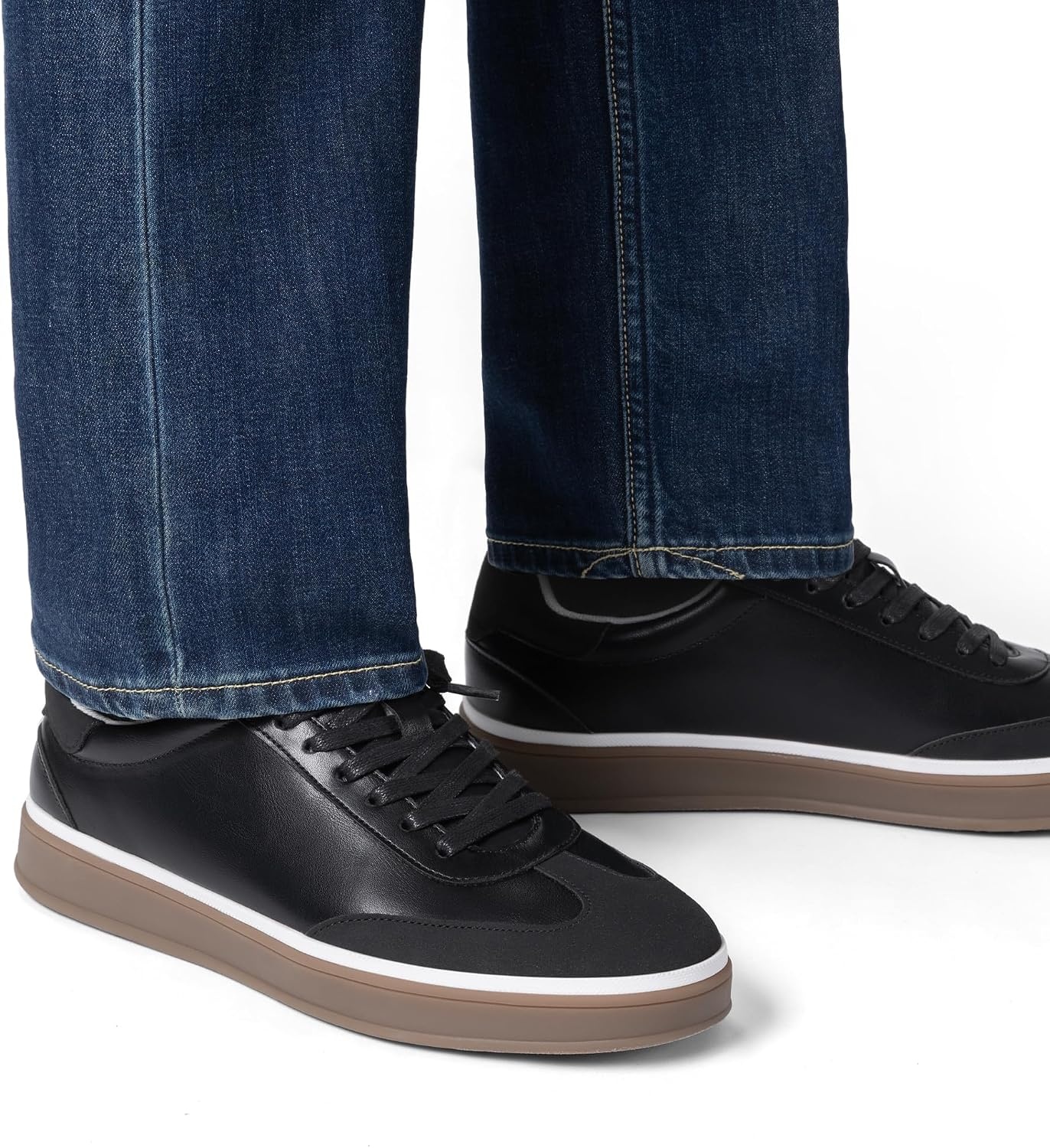 image:imageBruno Marc Mens Retro Casual Fashion SneakersBlack