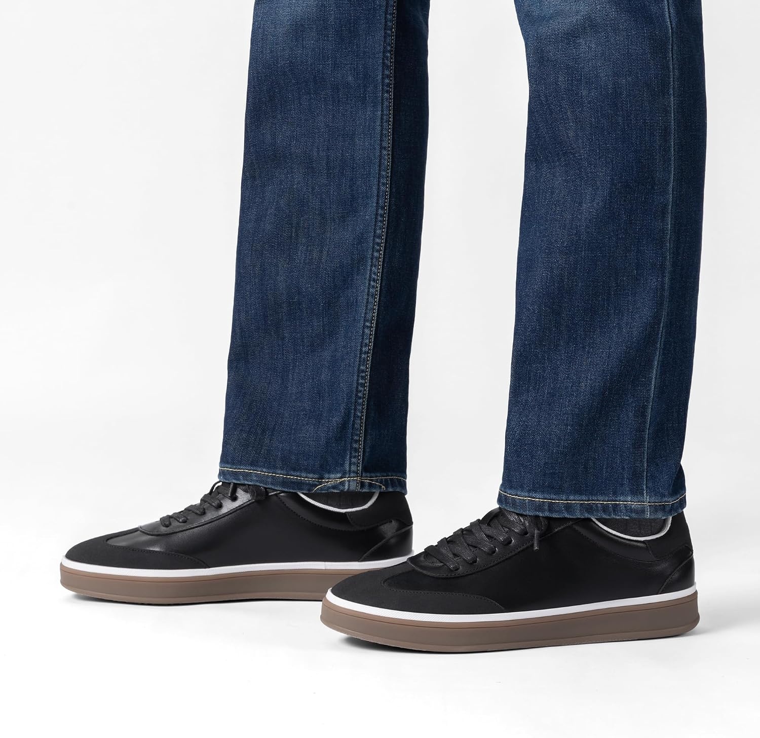 image:imageBruno Marc Mens Retro Casual Fashion SneakersBlack