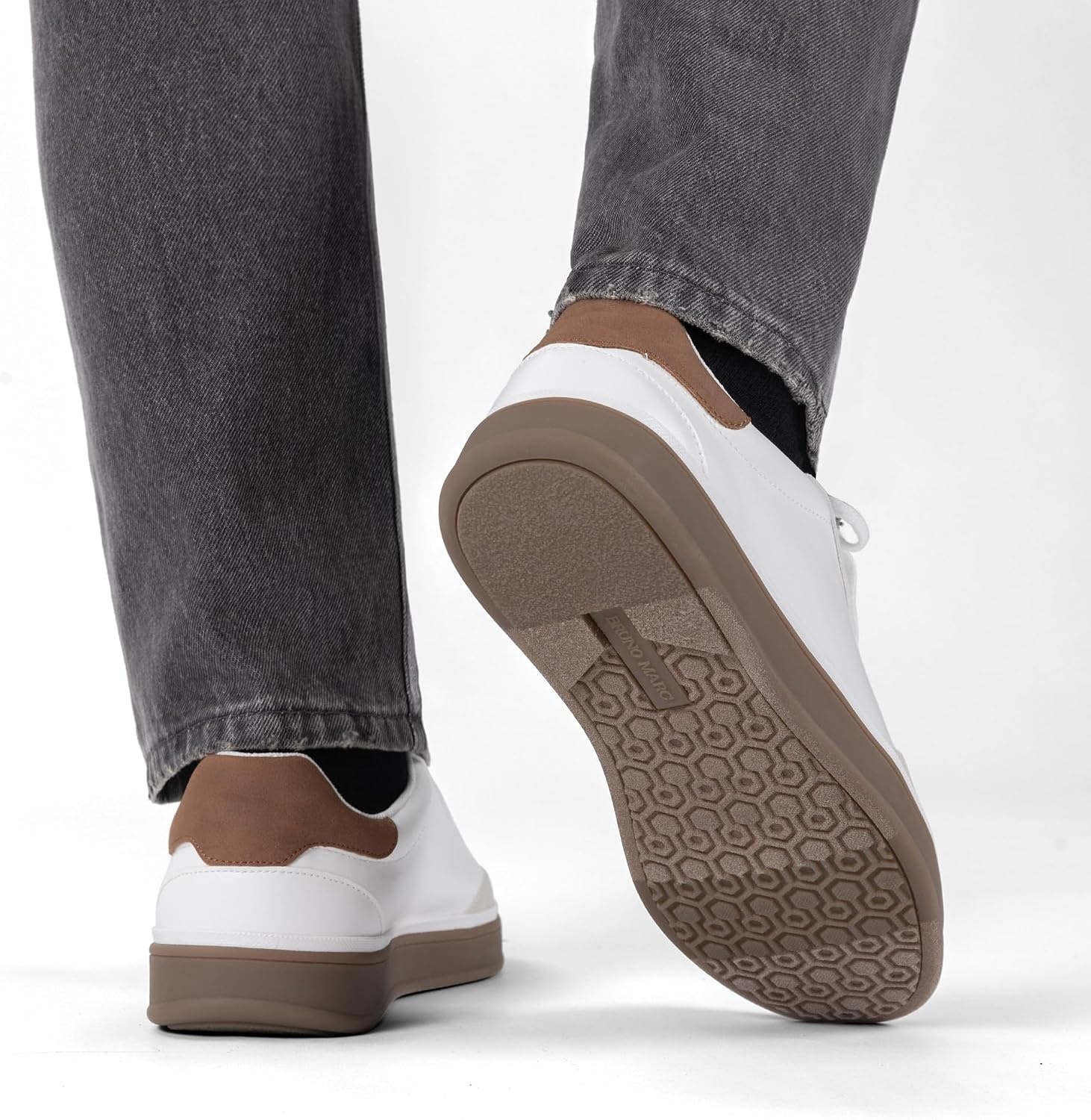 image:imageBruno Marc Mens Retro Casual Fashion SneakersWhite
