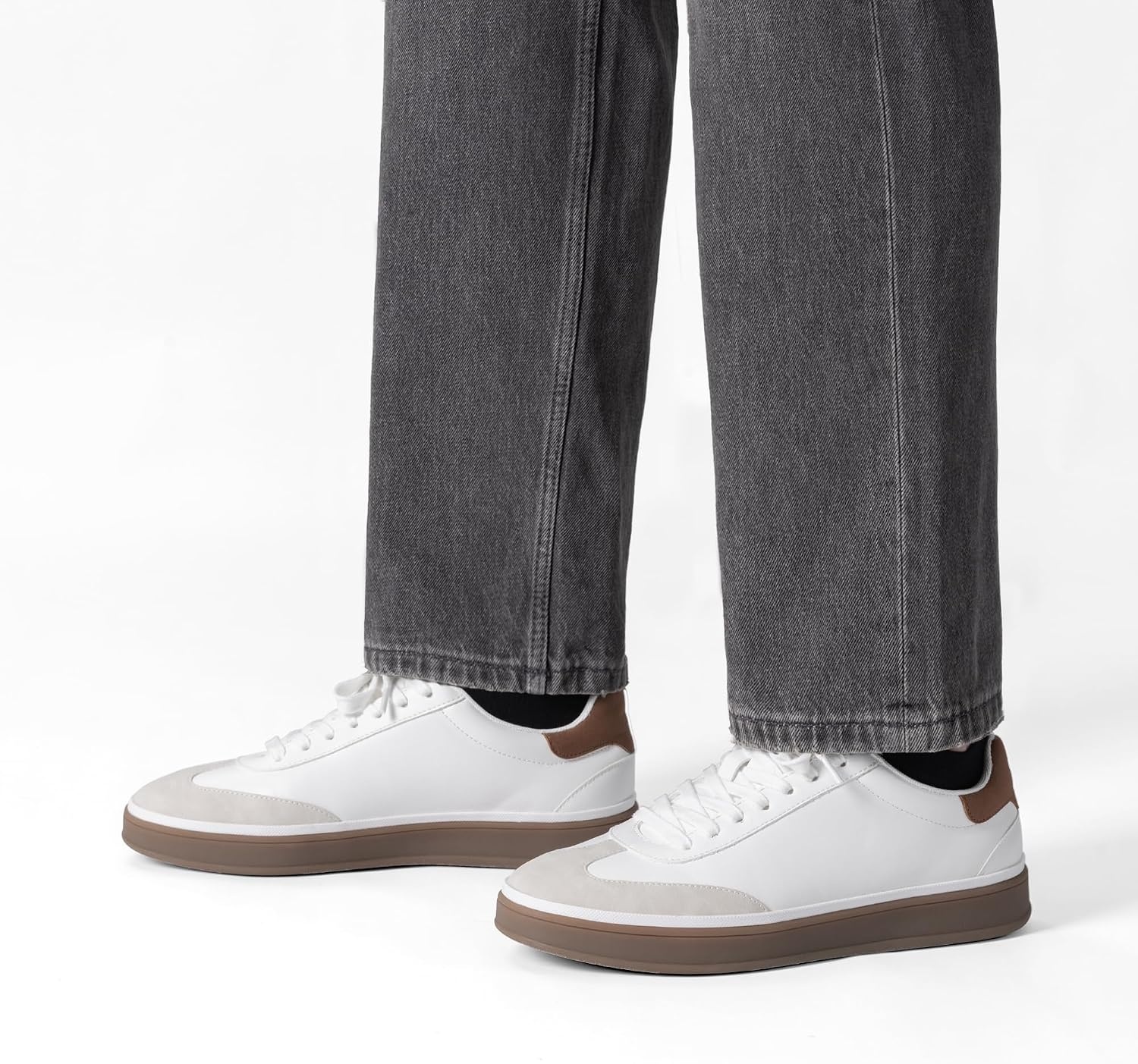 image:imageBruno Marc Mens Retro Casual Fashion SneakersWhite