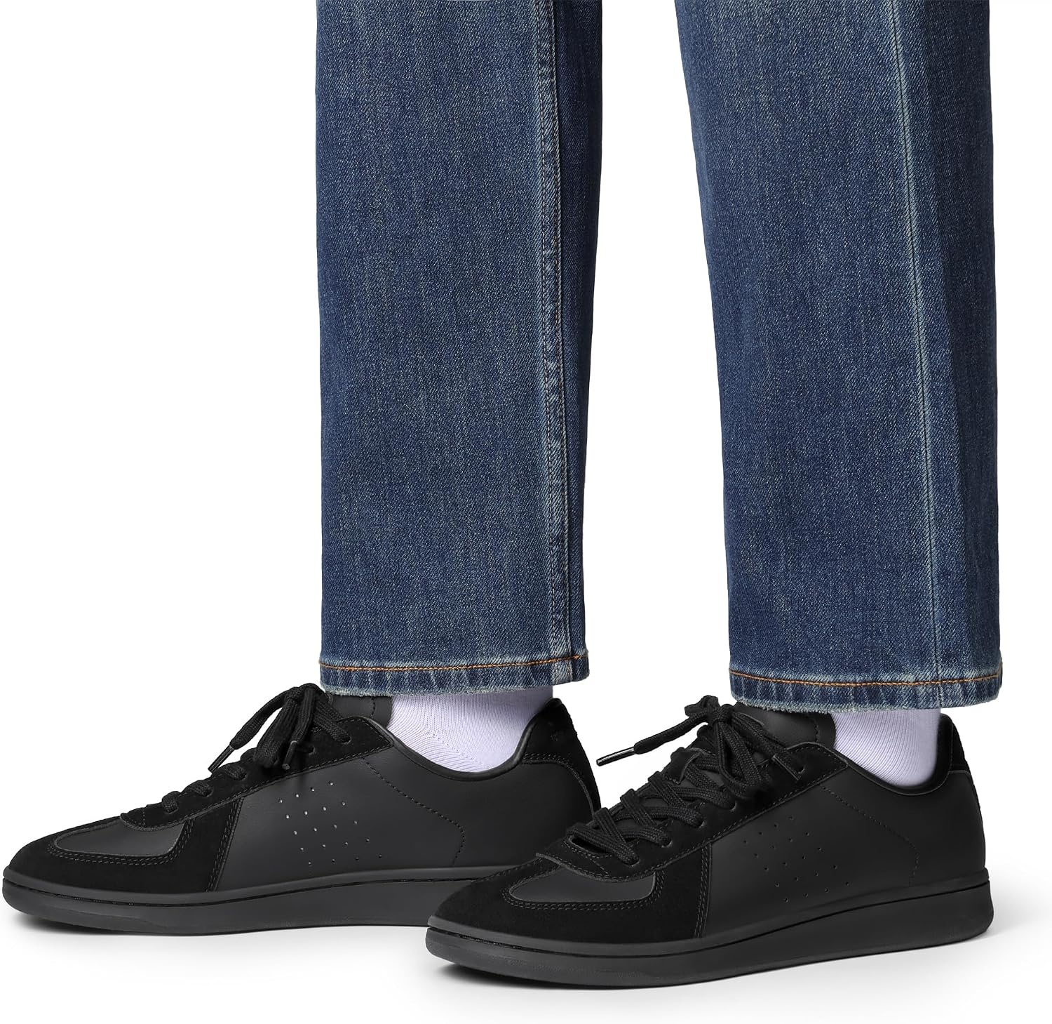 image:imageBruno Marc Mens Retro Fashion SneakersAll Black