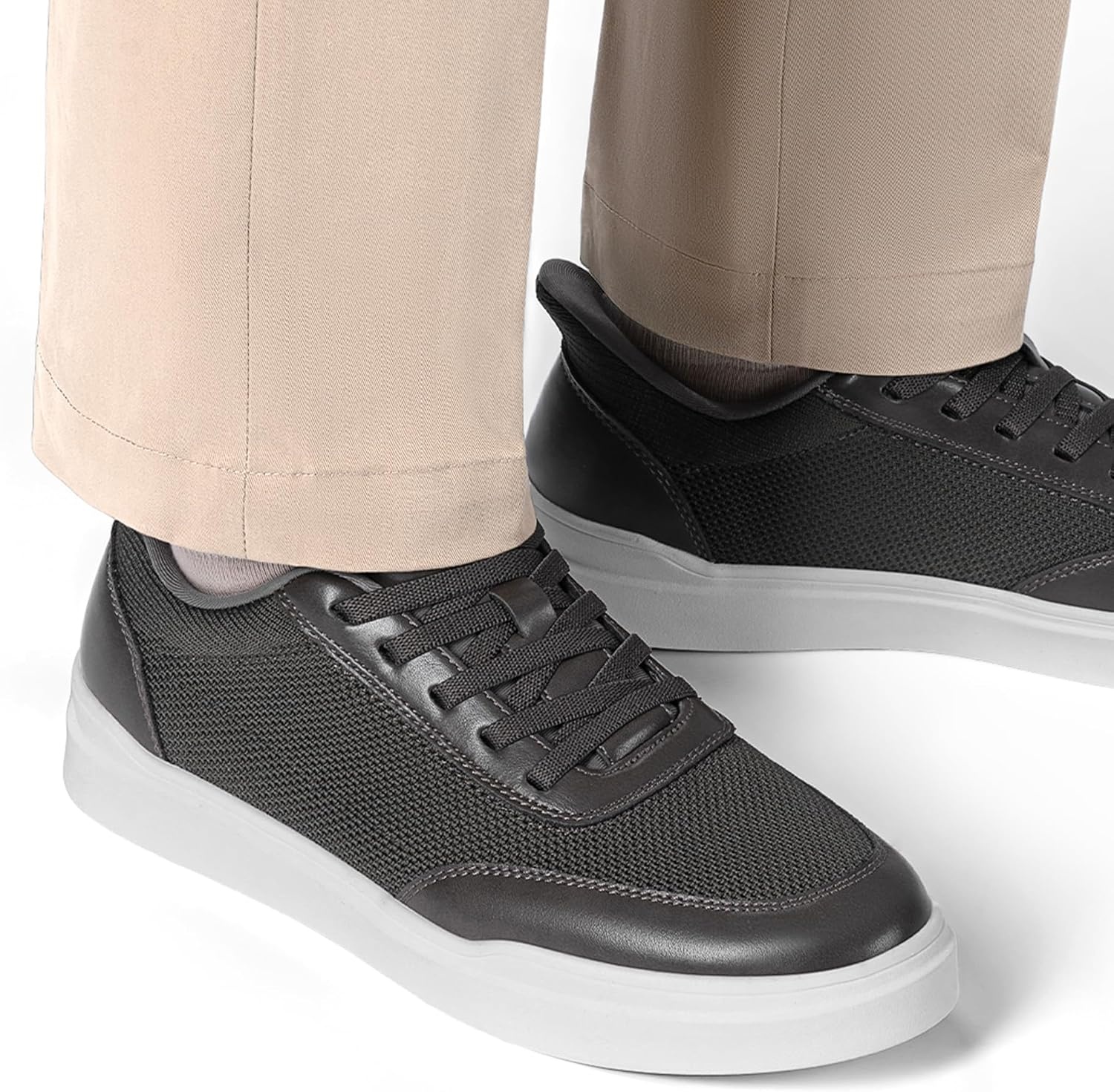 image:imageBruno Marc Mens Slip On Casual SneakersOlive