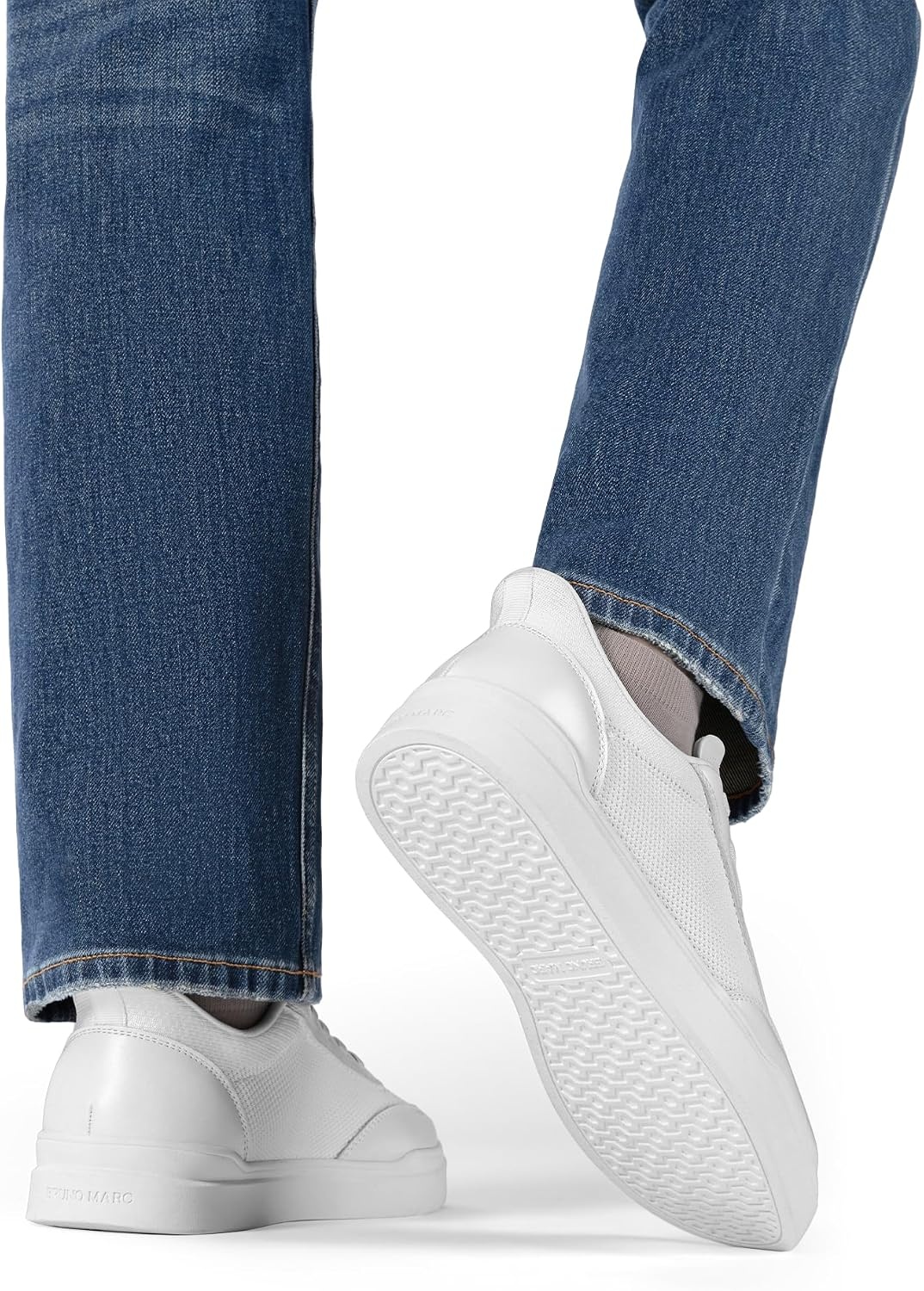 image:imageBruno Marc Mens Slip On Casual SneakersWhite