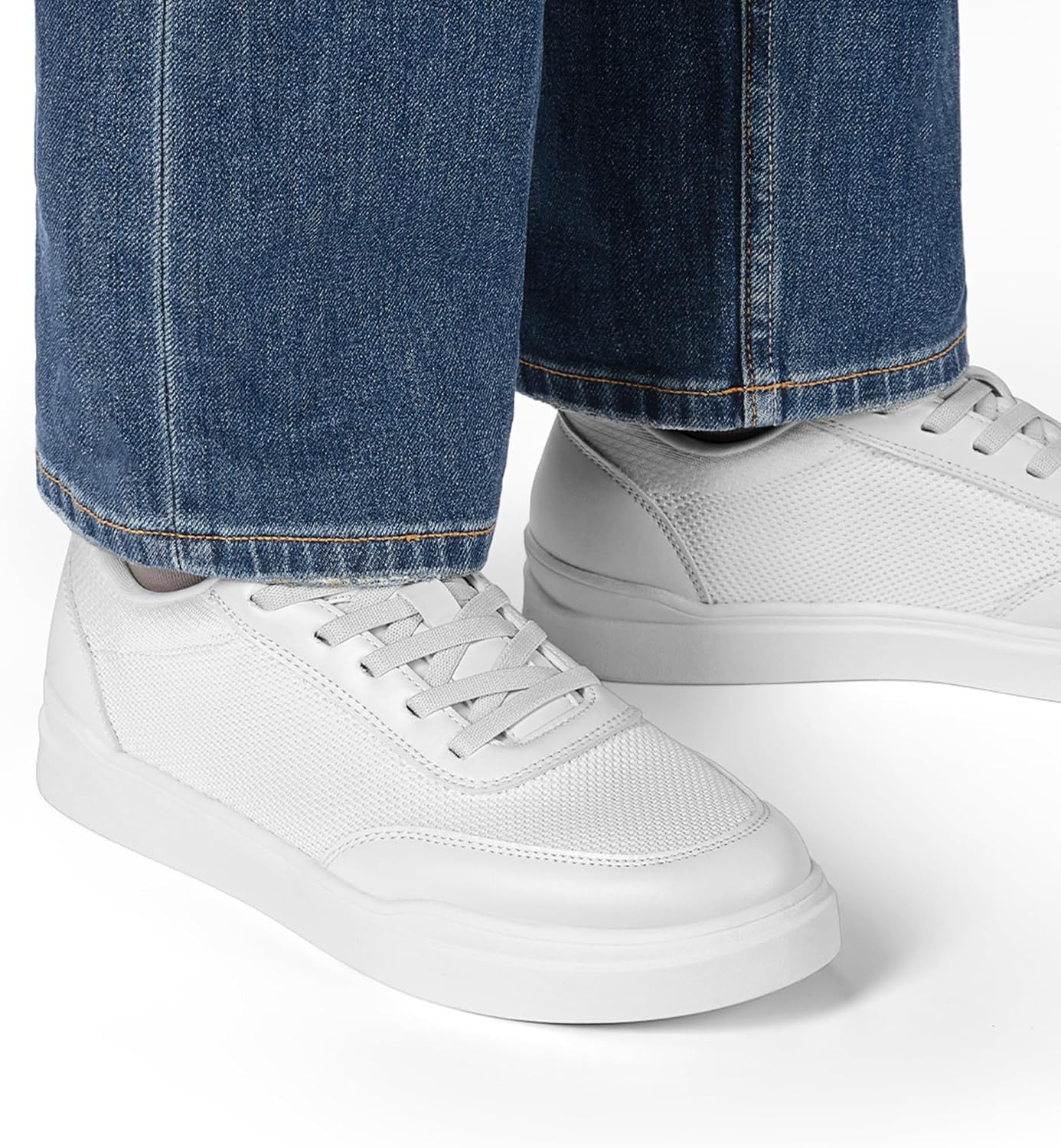 image:imageBruno Marc Mens Slip On Casual SneakersWhite