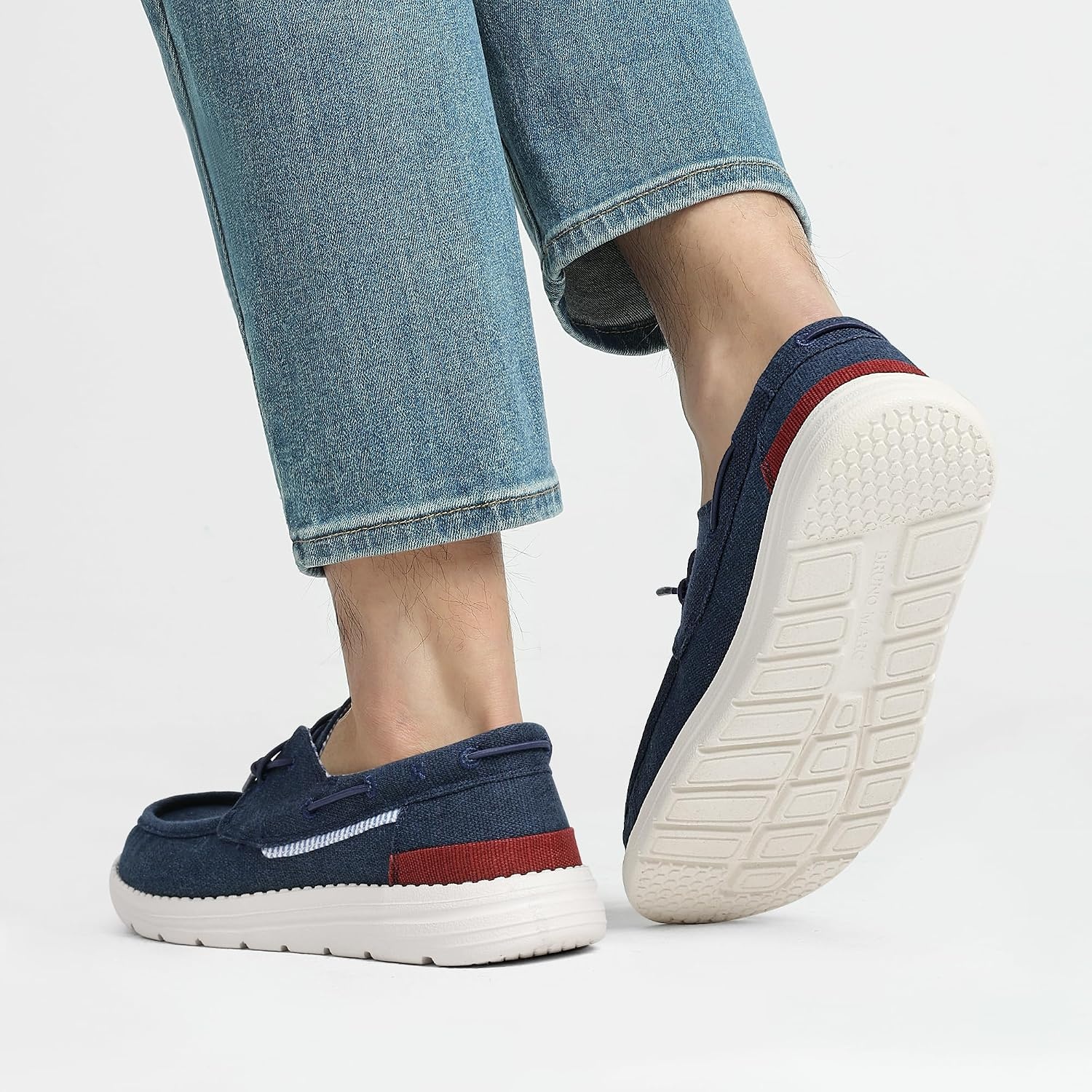 image:imageBruno Marc Mens Slipon Loafers Casual Boat ShoesNavy