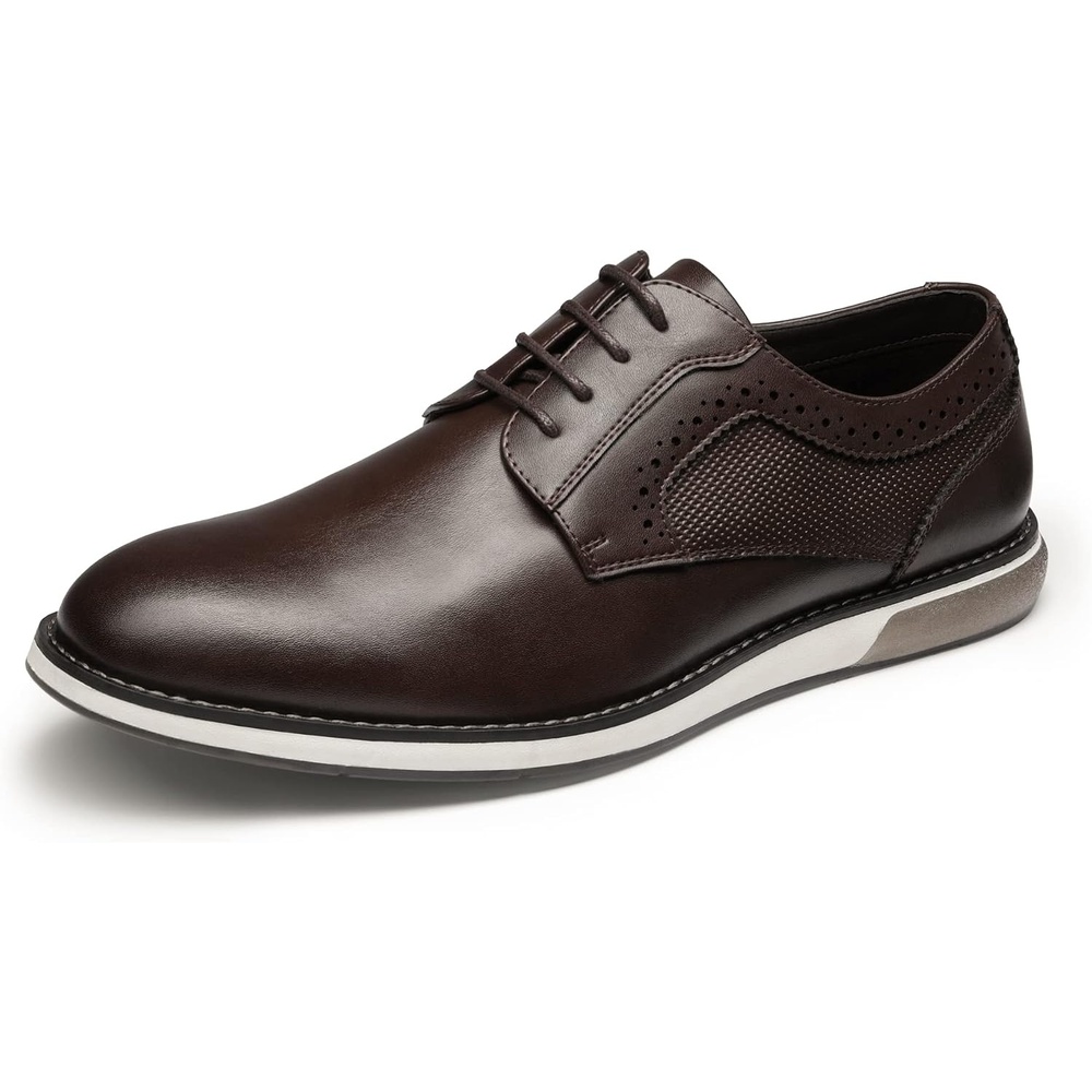 image:imageBruno Marc Mens Casual Dress Sneaker Oxford ShoesDark Brown
