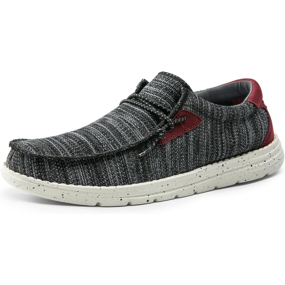 image:imageBruno Marc Mens Casual Slipon Loafers ShoesBlackRed