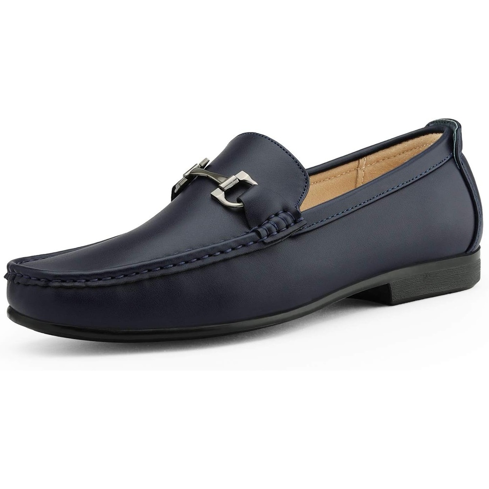 image:imageBruno Marc Mens Dress Loafers Slip on Driving ShoesNavy