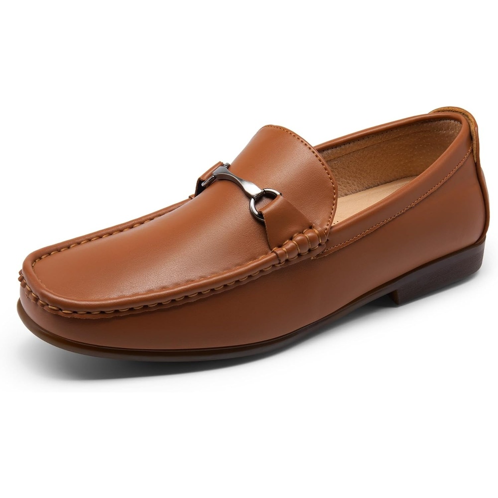 image:imageBruno Marc Mens Dress Loafers Slip on Driving ShoesTan