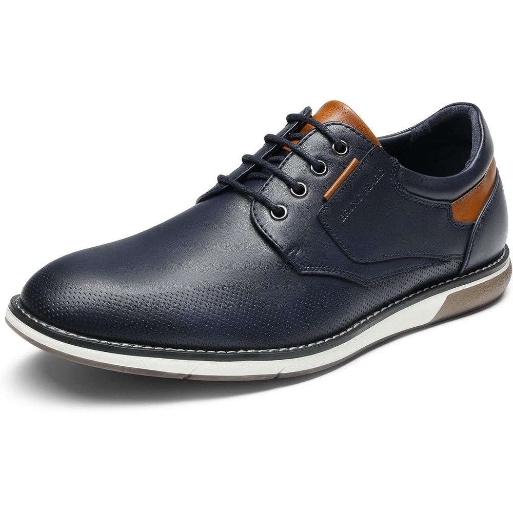 image:imageBruno Marc Mens Dress Oxfords Casual Derby SneakersBlue