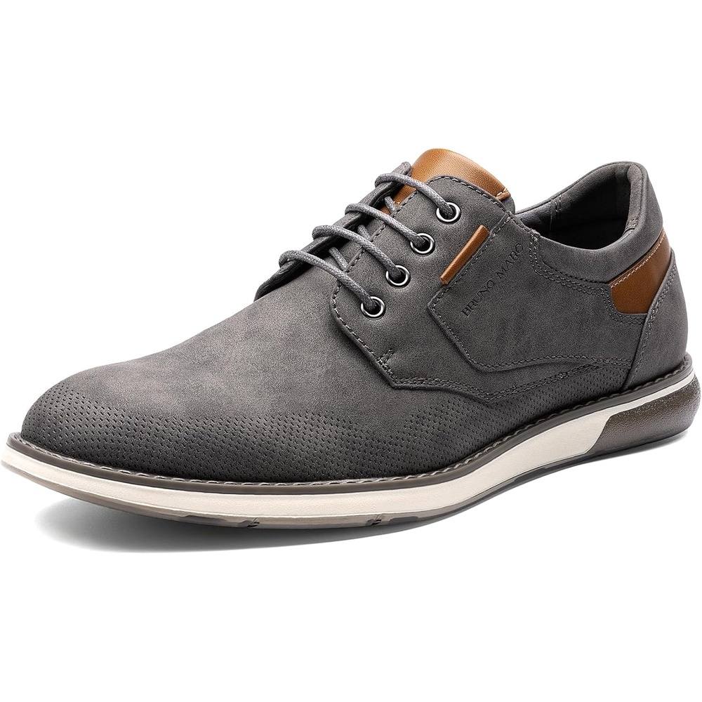 image:imageBruno Marc Mens Dress Oxfords Casual Derby SneakersGrey