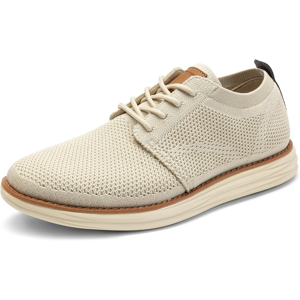 image:imageBruno Marc Mens KnitFlex Breeze Casual Dress SneakersApricot