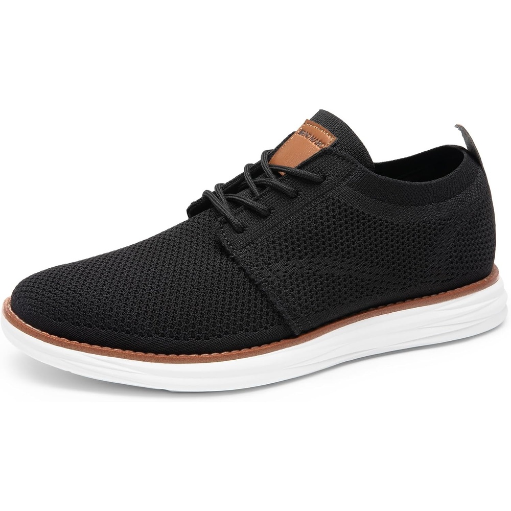 image:imageBruno Marc Mens KnitFlex Breeze Casual Dress SneakersBlack