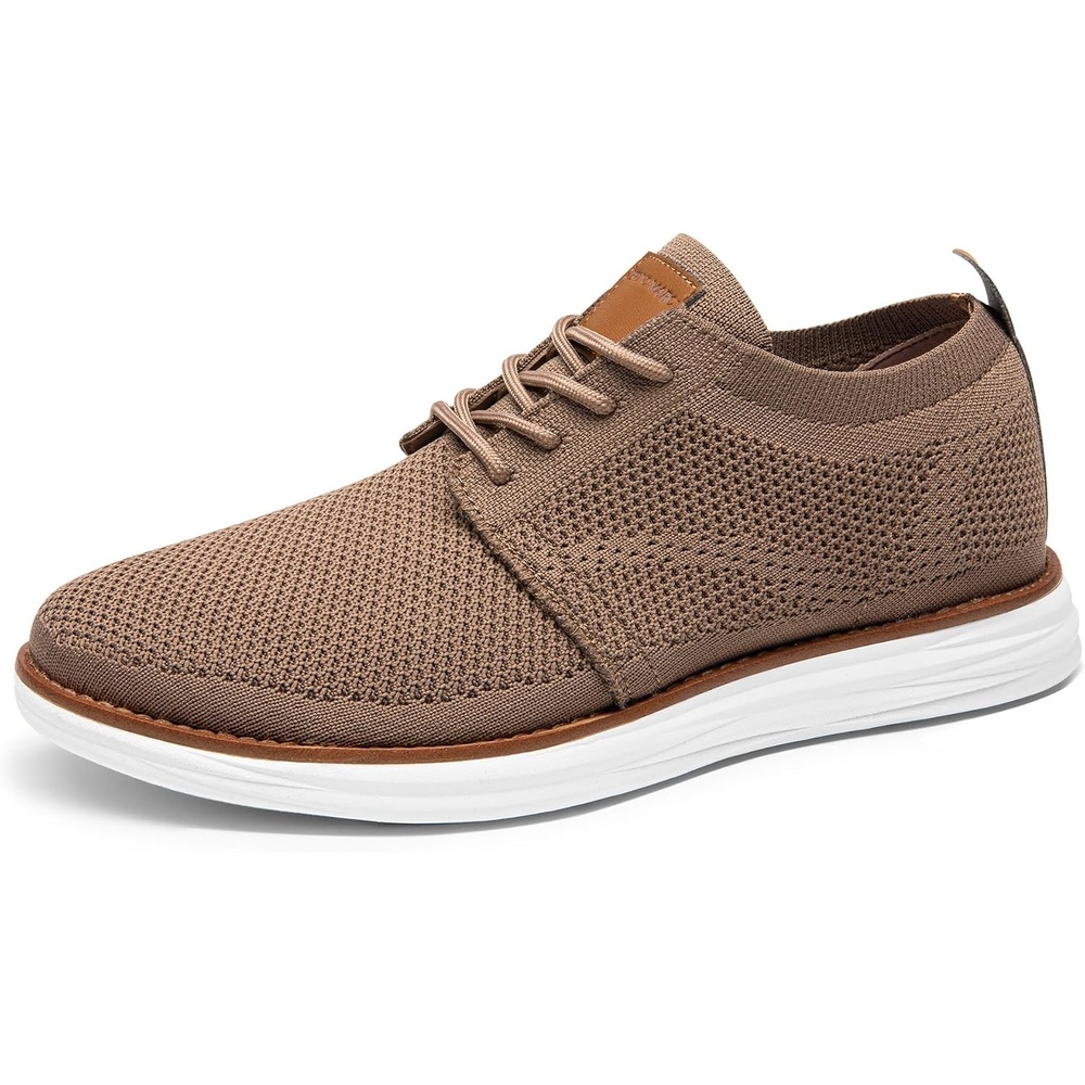 image:imageBruno Marc Mens KnitFlex Breeze Casual Dress SneakersLightBrown
