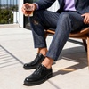 Bruno Marc Men’s Business Shoes Derby Lace-Up Shoes Suit Shoes Leather with Oxford Lining(Black)