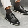 Bruno Marc Men’s Casual Dress Sneaker Oxford Shoes(Black)