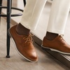 Bruno Marc Men’s Casual Dress Sneaker Oxford Shoes(Brown)