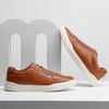 Bruno Marc Men’s Casual Dress Sneaker Shoes(Brown)