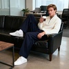 Bruno Marc Men’s Casual Dress Sneakers(White)