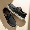Bruno Marc Men’s Casual Slip-on Loafers Shoes(Black/White)