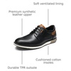 Bruno Marc Men’s Dress Oxfords Casual Derby Sneakers(Black)