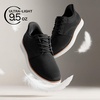 Bruno Marc Men’s Hands Free Casual Mesh Sneaker Shoes(Black)