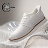 Bruno Marc Men’s Hands Free Casual Mesh Sneaker Shoes(White)
