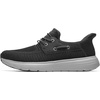 Bruno Marc Men’s Hands Free Slip-on Loafers Casual Breathable Sneaker(Black)