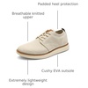 Bruno Marc Men’s KnitFlex Breeze Casual Dress Sneakers(Apricot)