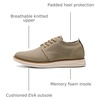 Bruno Marc Men’s KnitFlex Breeze Casual Dress Sneakers(Khaki)