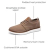 Bruno Marc Men’s KnitFlex Breeze Casual Dress Sneakers(Light/Brown)