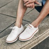 Bruno Marc Men’s KnitFlex Craft Mesh Oxfords Sneakers(6-white)
