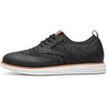Bruno Marc Men’s KnitFlex Craft Mesh Oxfords Sneakers(8-black)