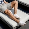 Bruno Marc Men’s KnitFlex Craft Mesh Oxfords Sneakers(White-hands Free)