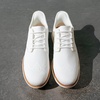 Bruno Marc Men’s KnitFlex Craft Mesh Oxfords Sneakers(White-hands Free)