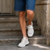 Bruno Marc Men’s Mesh Tennis Sneakers Casual Shoes(All White)