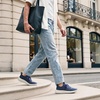 Bruno Marc Men’s Mesh Tennis Sneakers Casual Shoes(Navy)