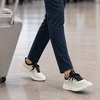 Bruno Marc Men’s Mesh Tennis Sneakers Casual Shoes(White/Black)