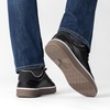 Bruno Marc Men’s Retro Casual Fashion Sneakers(Black)