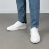 Bruno Marc Men’s WaveFlex CoreLux Casual Dress Sneakers(White/Black)