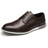 Bruno Marc Men’s Casual Dress Sneaker Oxford Shoes(Dark Brown)