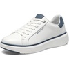 Bruno Marc Men’s Dress Fashion Sneakers Shoes(White/Blue)