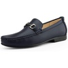 Bruno Marc Men’s Dress Loafers Slip on Driving Shoes(Navy)